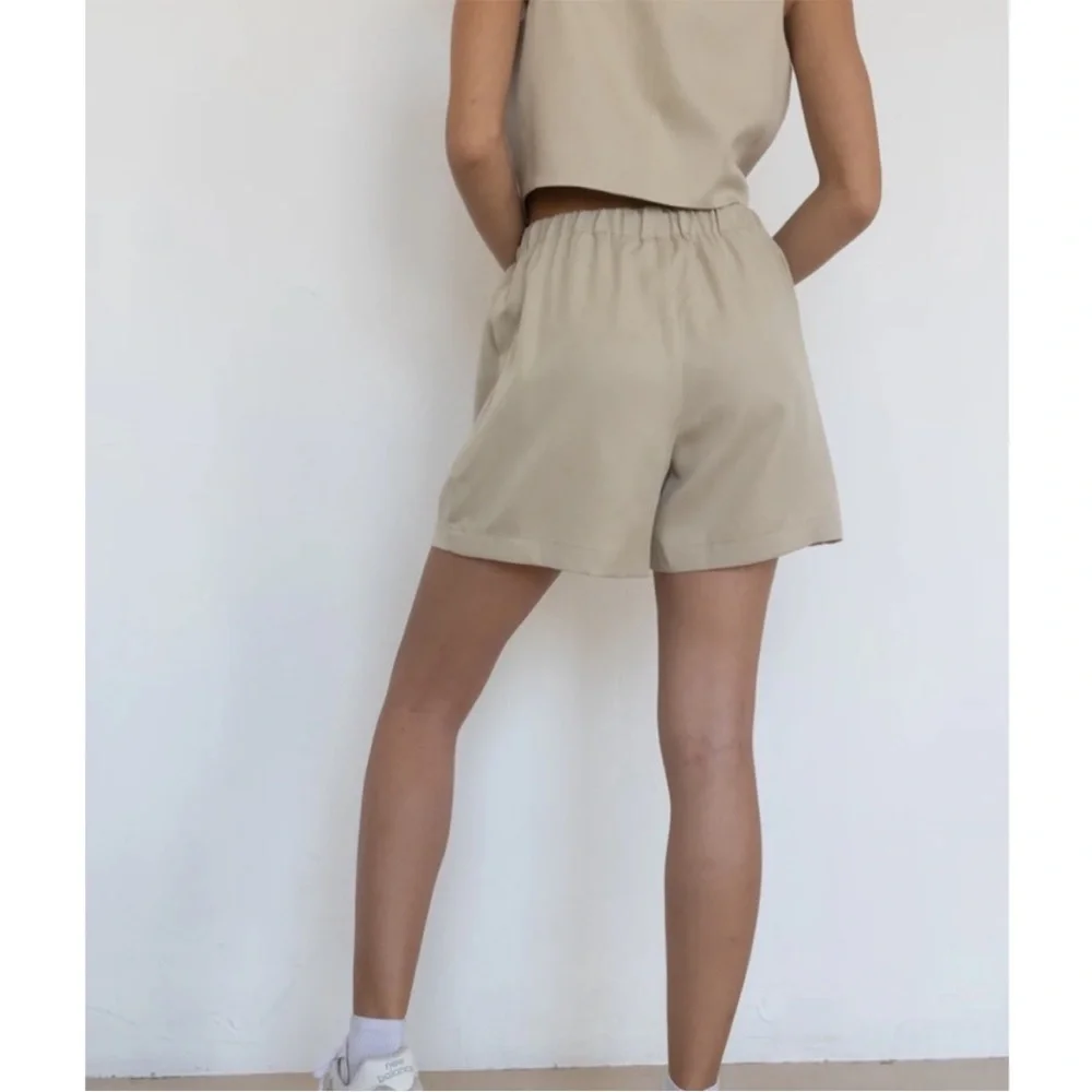 DONNI Pleated Short XXS New Without Tags - Picture 2 of 13